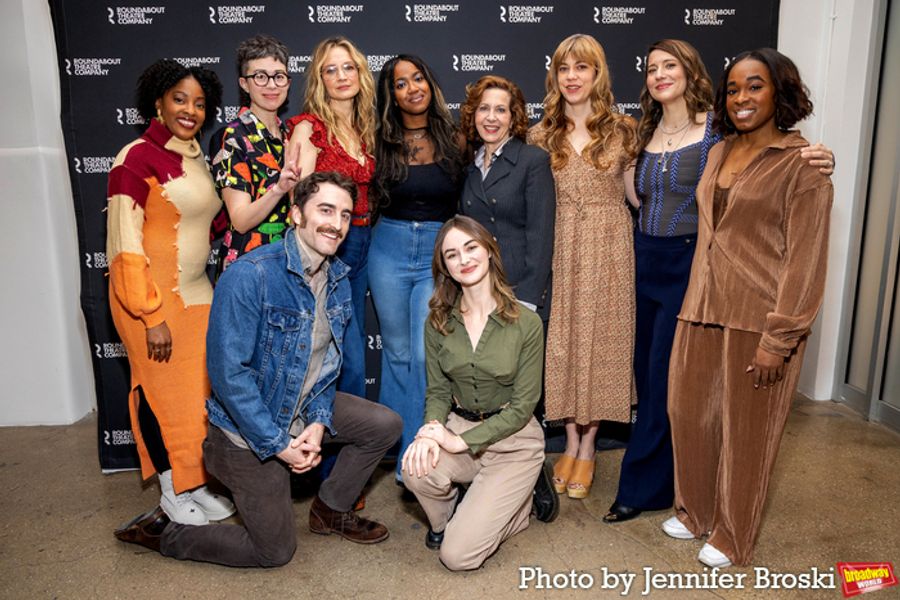Photos: The Cast of LIBERATION Off-Broadway Meets the Press Image