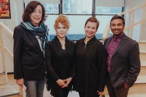 MTC Artistic Director Lynne Meadow, Bernadette Peters, Lea Salonga, and CTG Artistic Director Snehal Desai @ BroadwayWorld MTC Artistic Director Lynne Meadow, Bernadette Peters, Lea Salonga, and CTG Artistic Photo