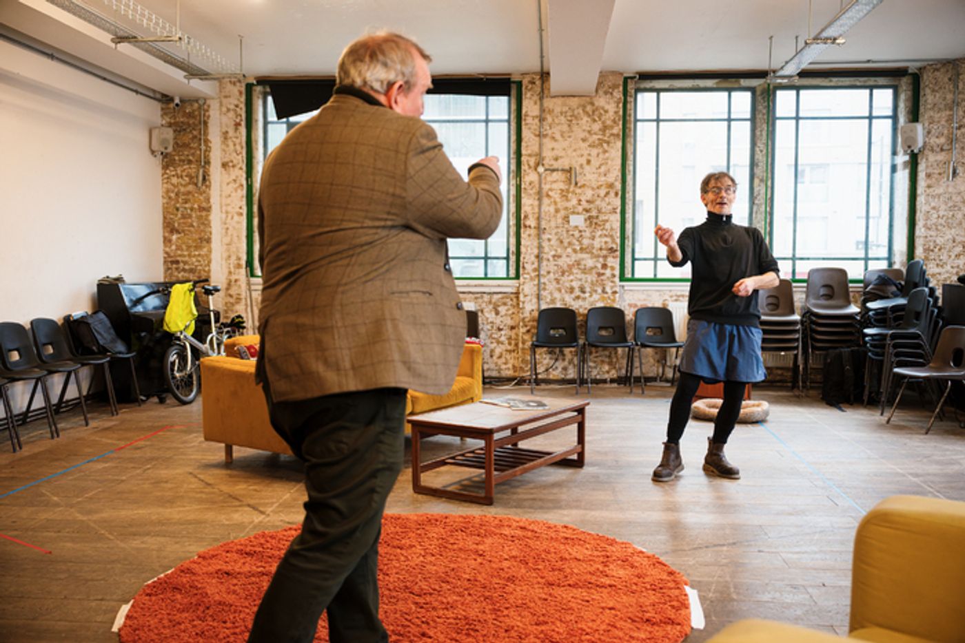 Photos: THE DOUBLE ACT In Rehearsal At Arcola Theatre  Image
