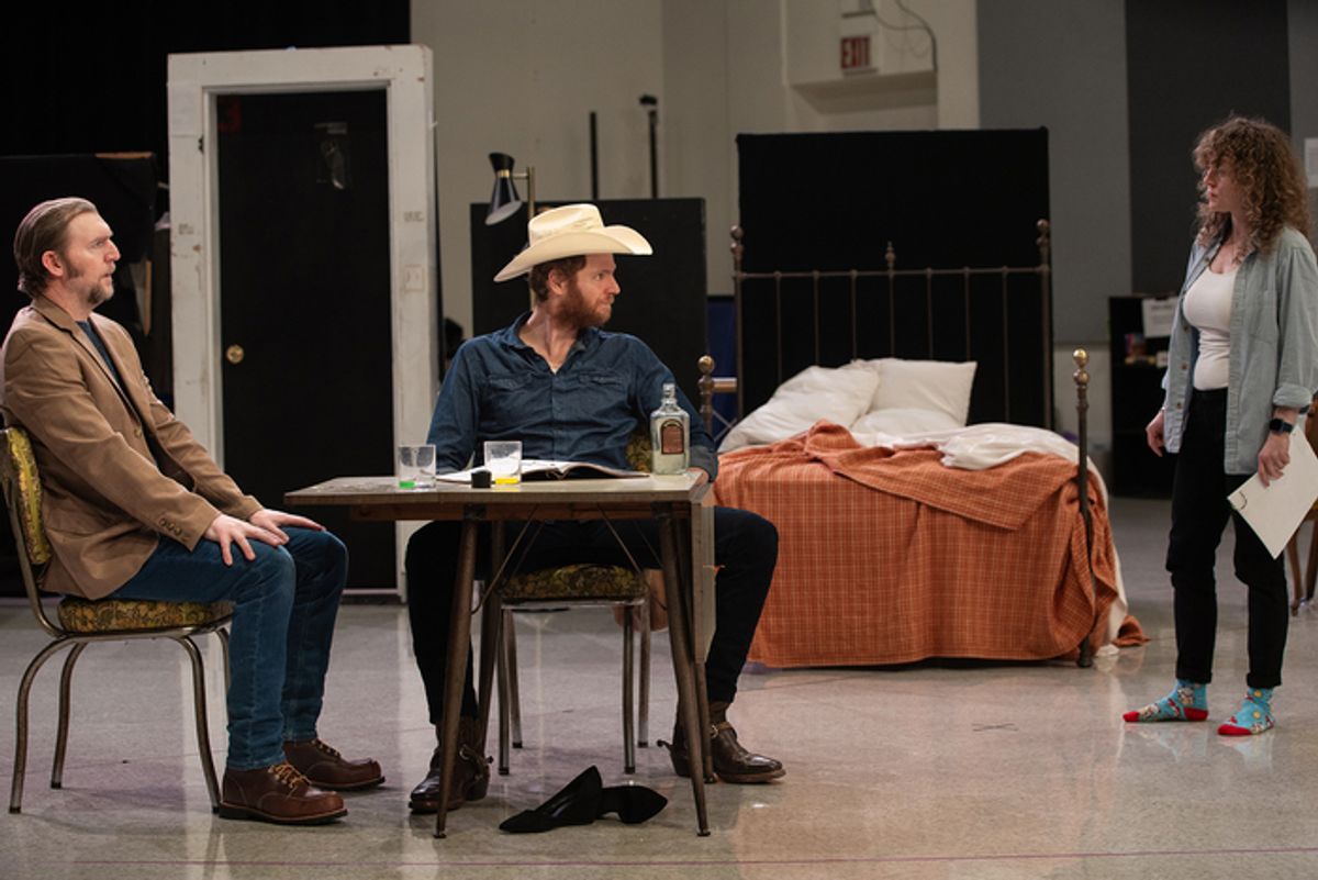 Cliff Chamberlain, Nick Gehlfuss and Caroline Neff  at 