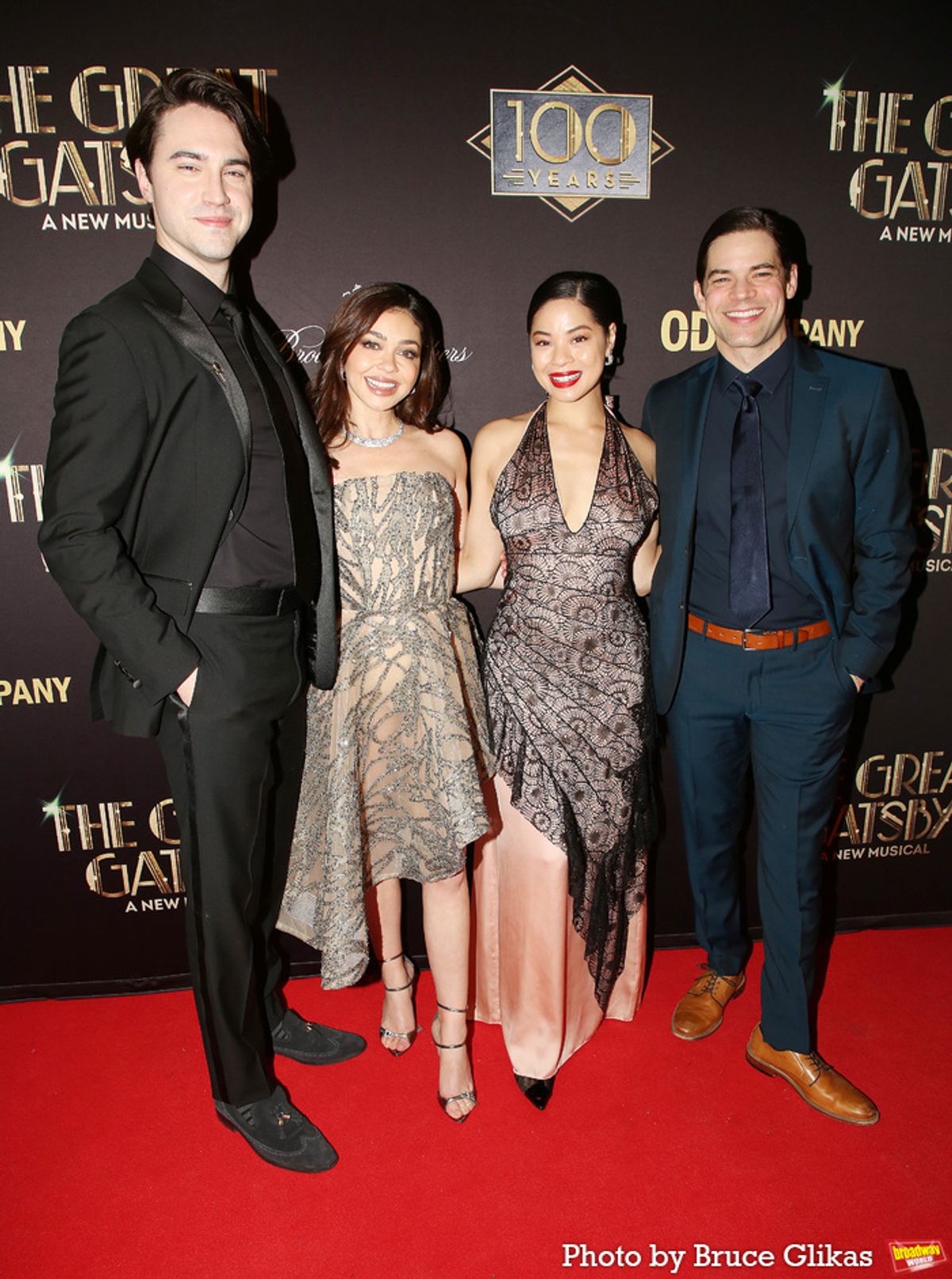 Ryan McCartan, Sarah Hyland, Eva Noblezada and Jeremy Jordan  at 