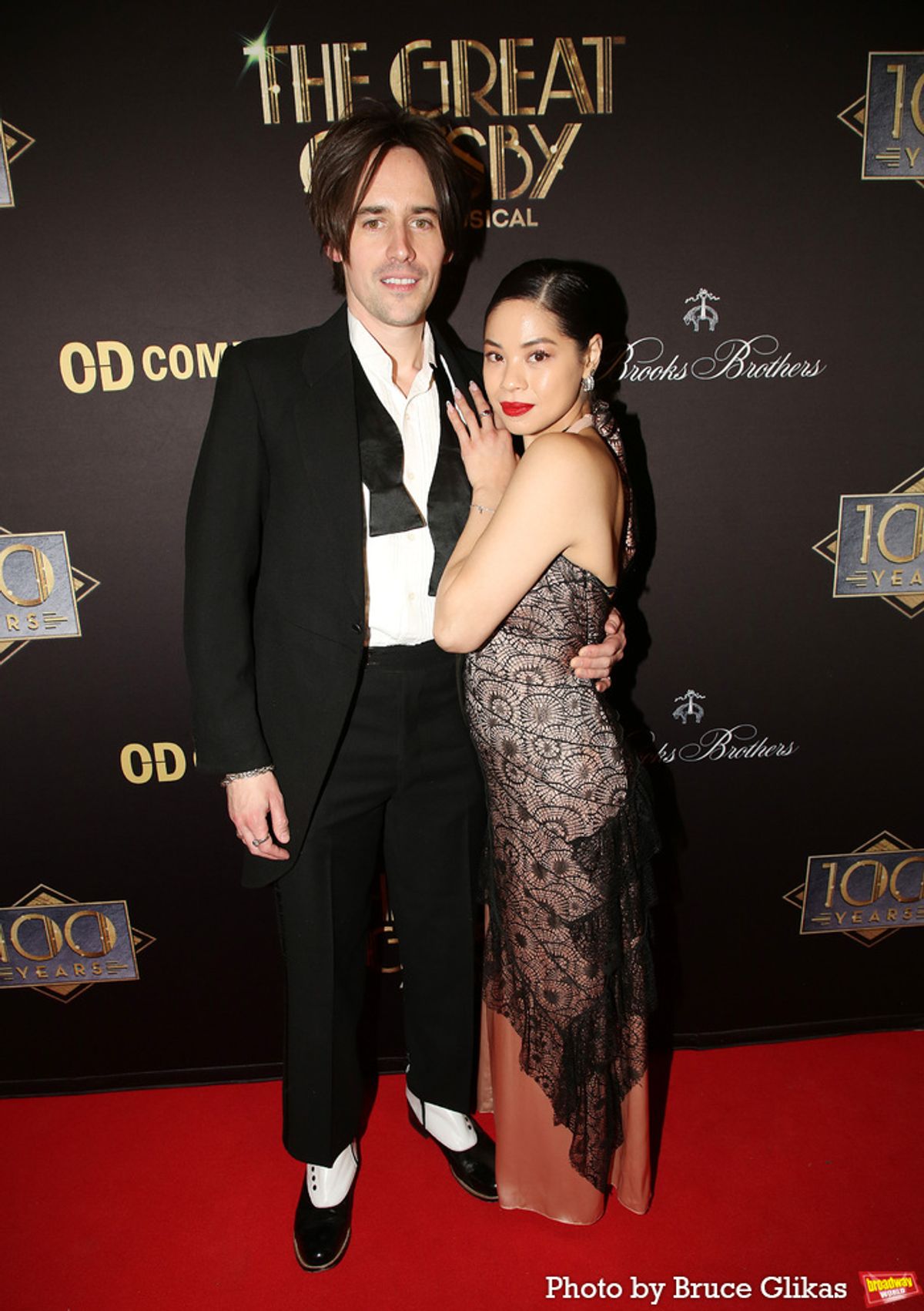 Reeve Carney and Eva Noblezada at 