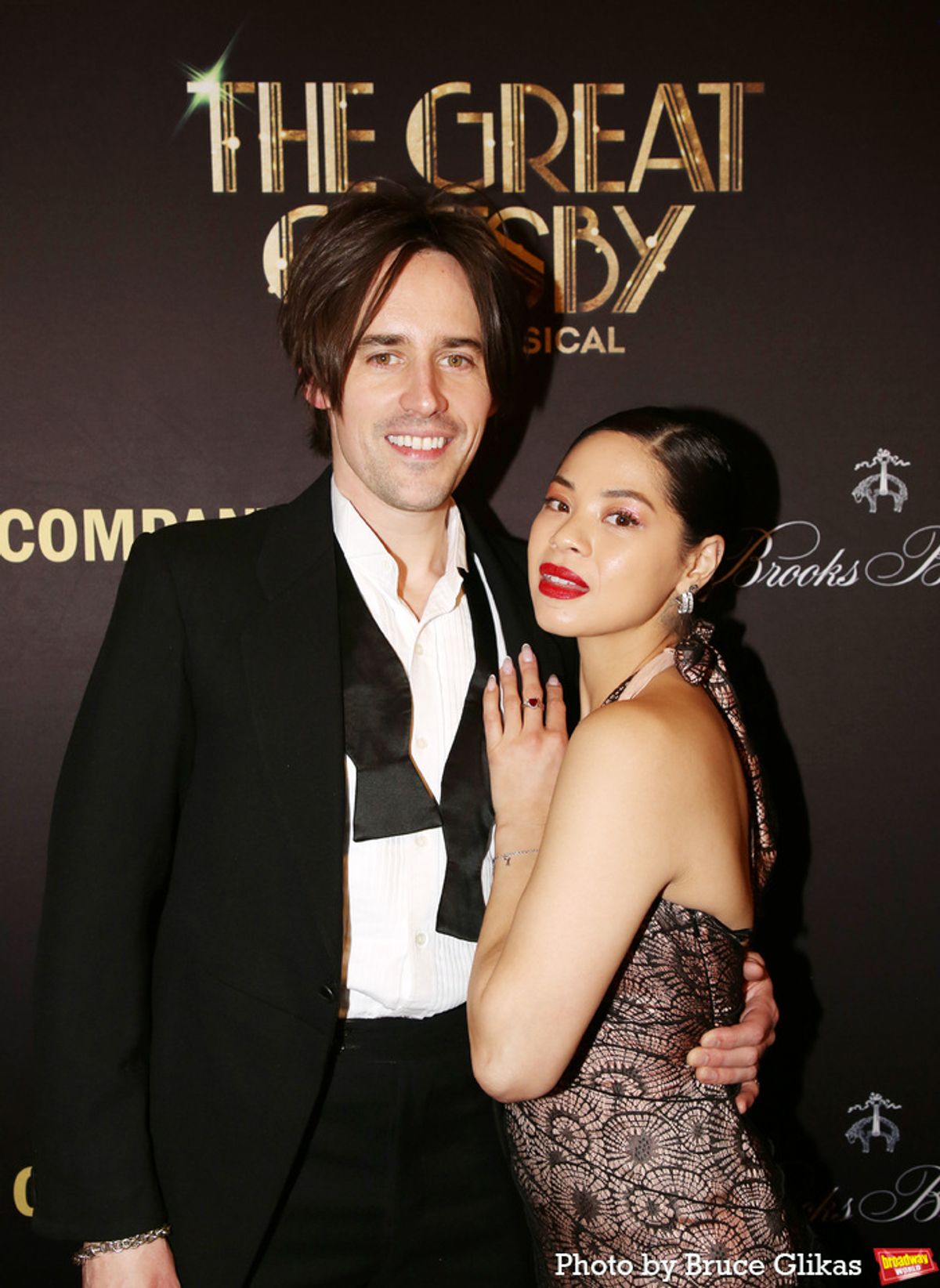 Reeve Carney and Eva Noblezada at 