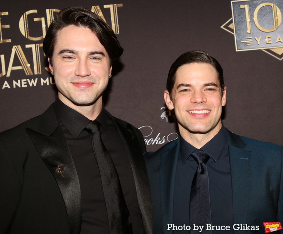 Ryan McCartan and Jeremy Jordan at 