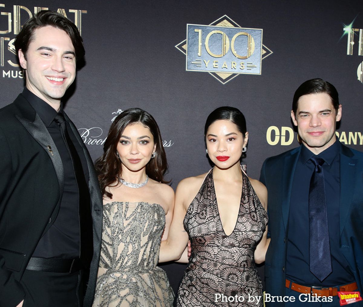 Ryan McCartan, Sarah Hyland, Eva Noblezada and Jeremy Jordan  at 