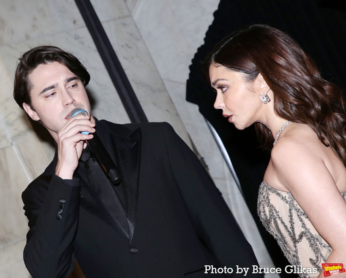Ryan McCartan and Sarah Hyland at 