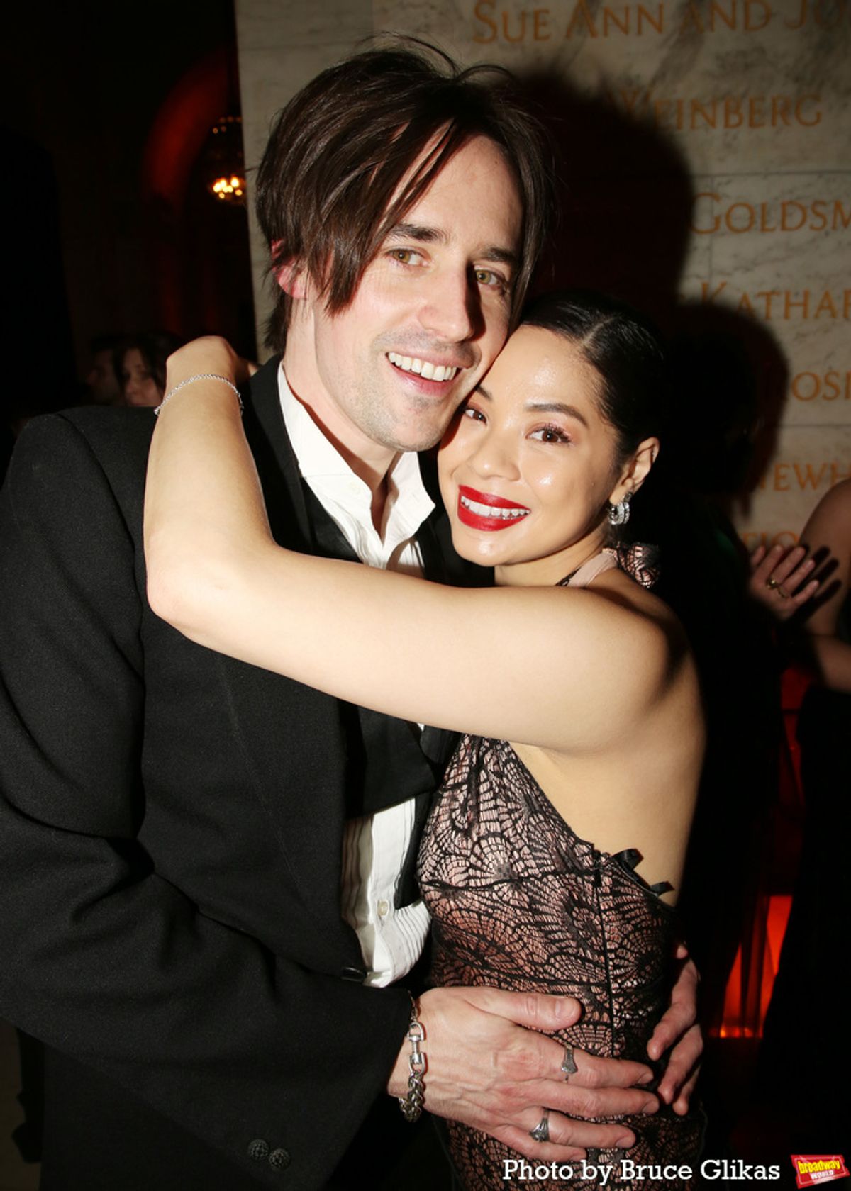 Reeve Carney and Eva Noblezada at 