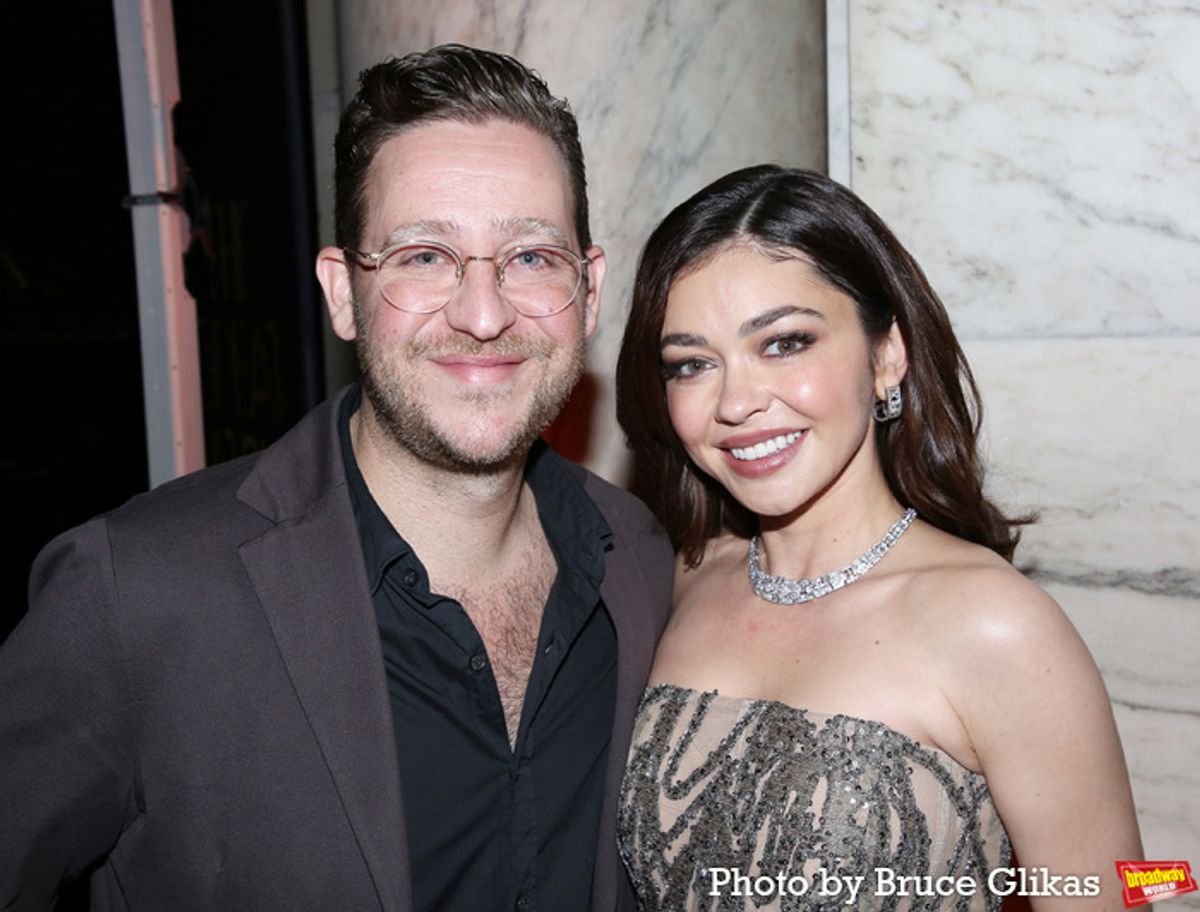 Trevor Einhorn and Sarah Hyland at 