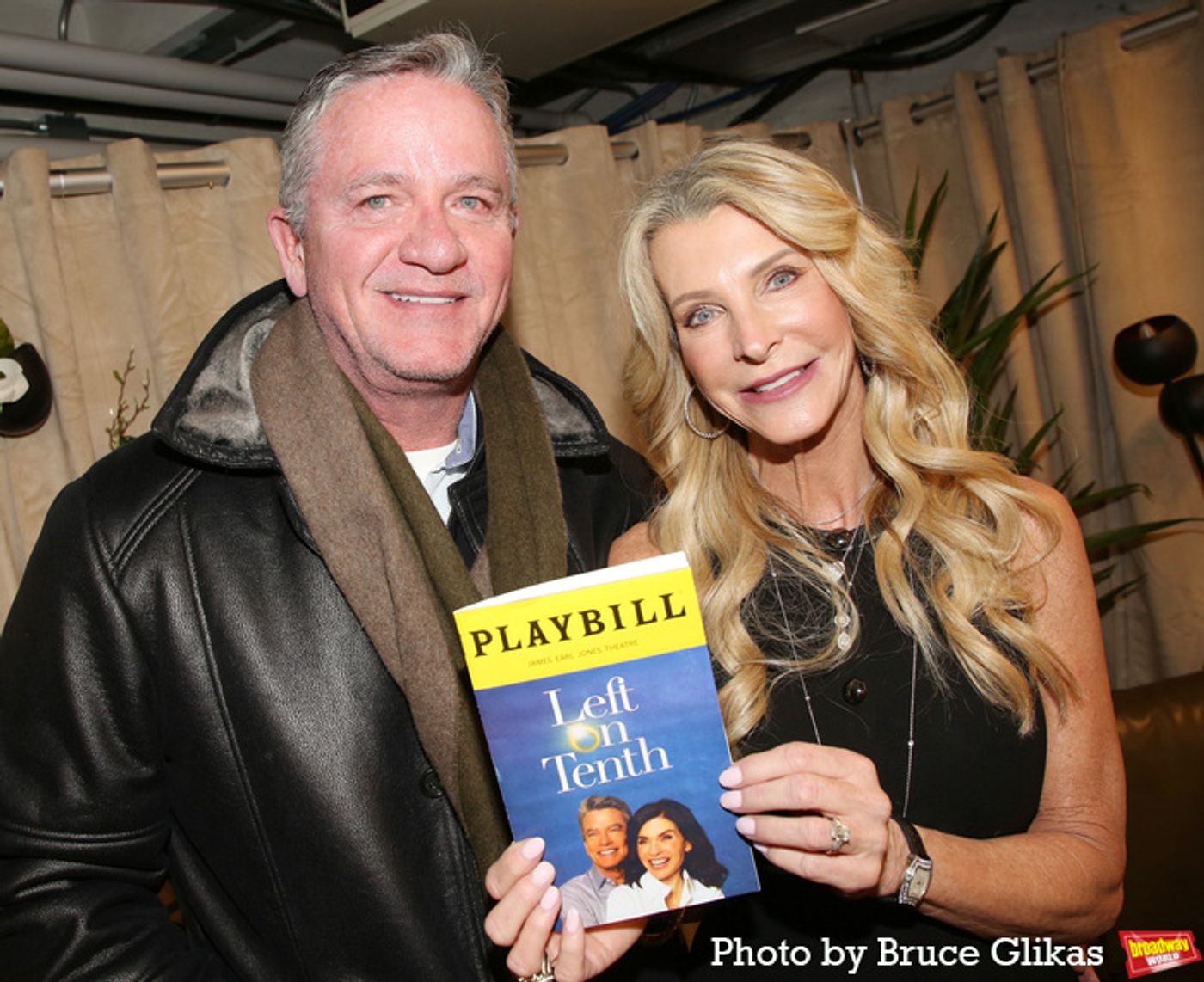 Photos: GOLDEN BACHELORETTE Joan Vassos and Fiancé Chock Chapple Attend LEFT ON TENTH  Image
