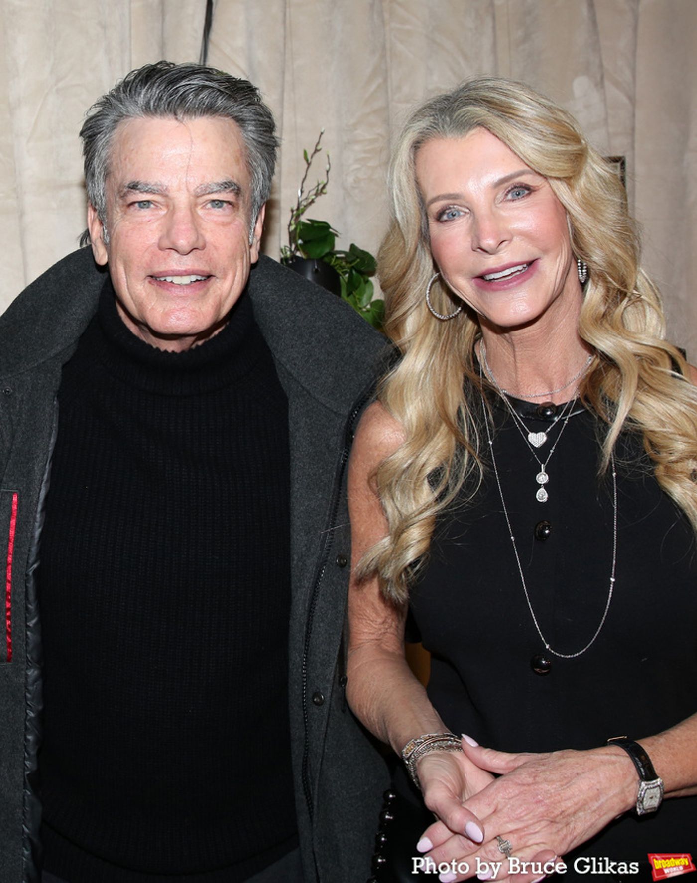 Photos: GOLDEN BACHELORETTE Joan Vassos and Fiancé Chock Chapple Attend LEFT ON TENTH  Image