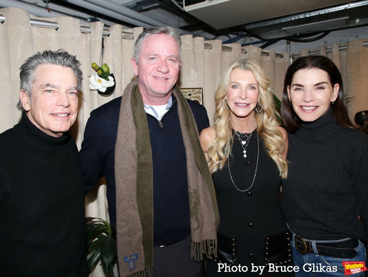 Peter Gallagher and Julianna Margulies with Chock Chapple and Joan Vassos at 
