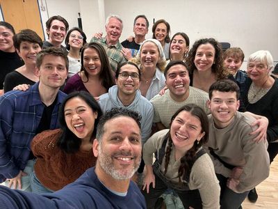 Luis Salgado and the cast and crew of the Concert Photo