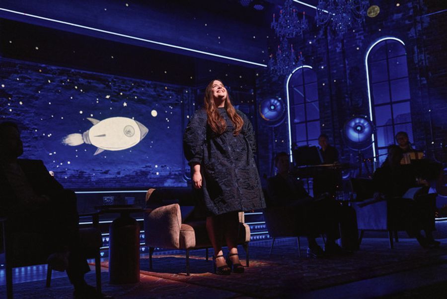 Photos: Lin-Manuel Miranda, Aidy Bryant, Nick Kroll & Andrew Rannells in ALL IN: COMEDY ABOUT LOVE  Image