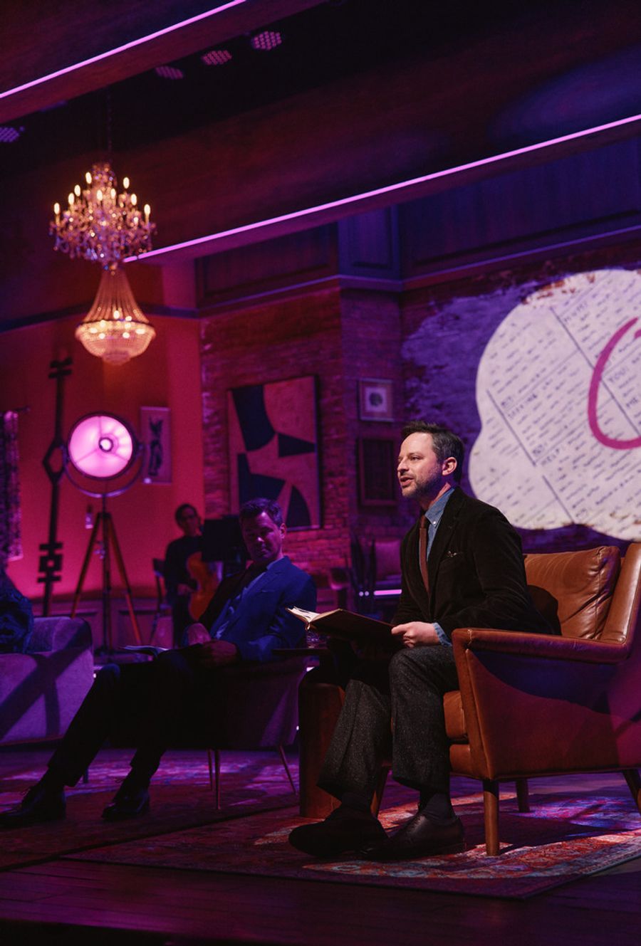 Photos: Lin-Manuel Miranda, Aidy Bryant, Nick Kroll & Andrew Rannells in ALL IN: COMEDY ABOUT LOVE  Image