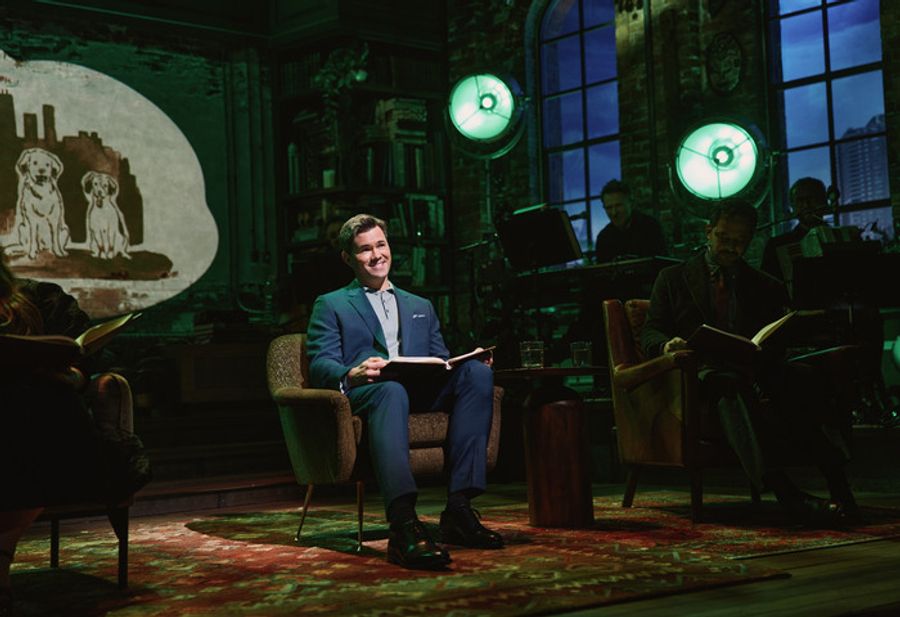 Photos: Lin-Manuel Miranda, Aidy Bryant, Nick Kroll & Andrew Rannells in ALL IN: COMEDY ABOUT LOVE  Image