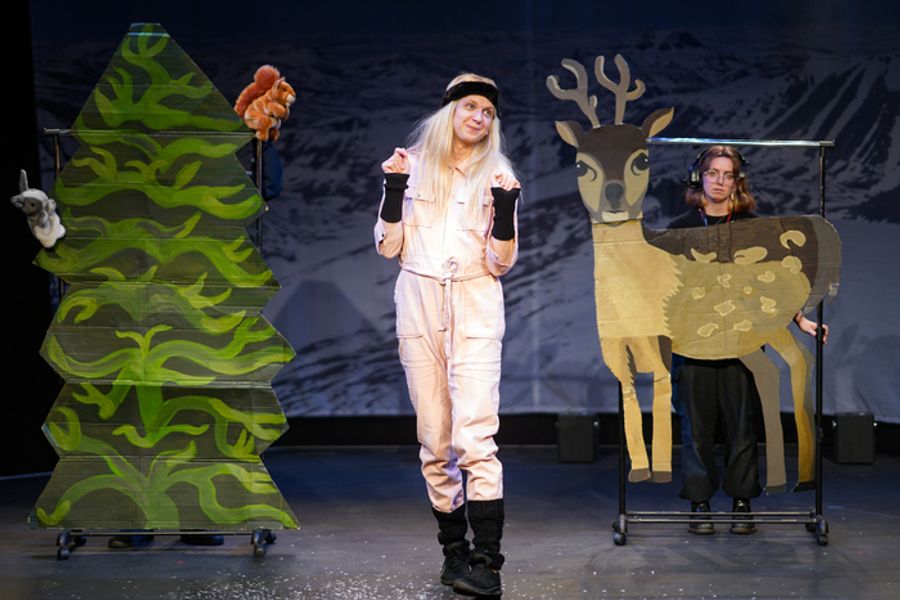 Photos: GWYNETH GOES SKIING Arrives Off-Broadway Image