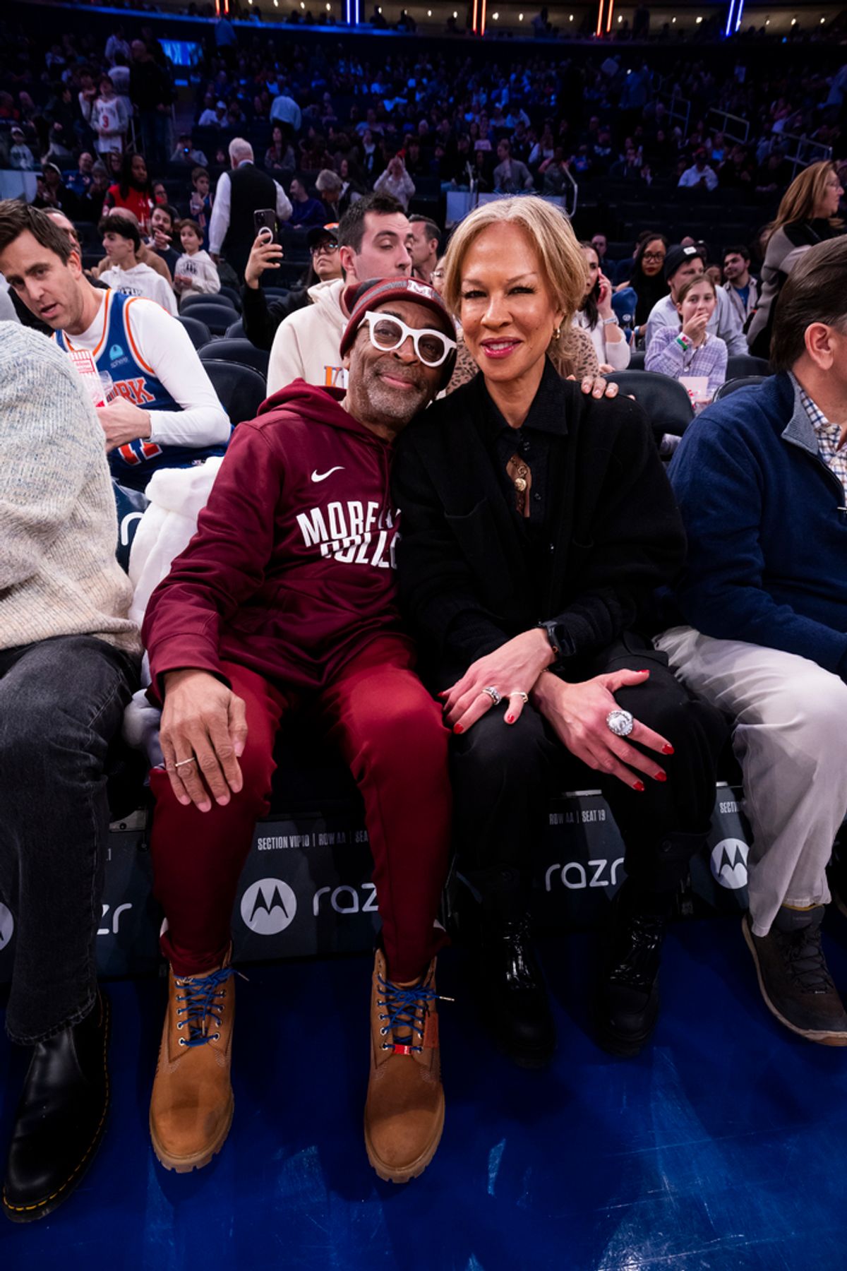 Spike Lee and Tonya Lewis Lee at 