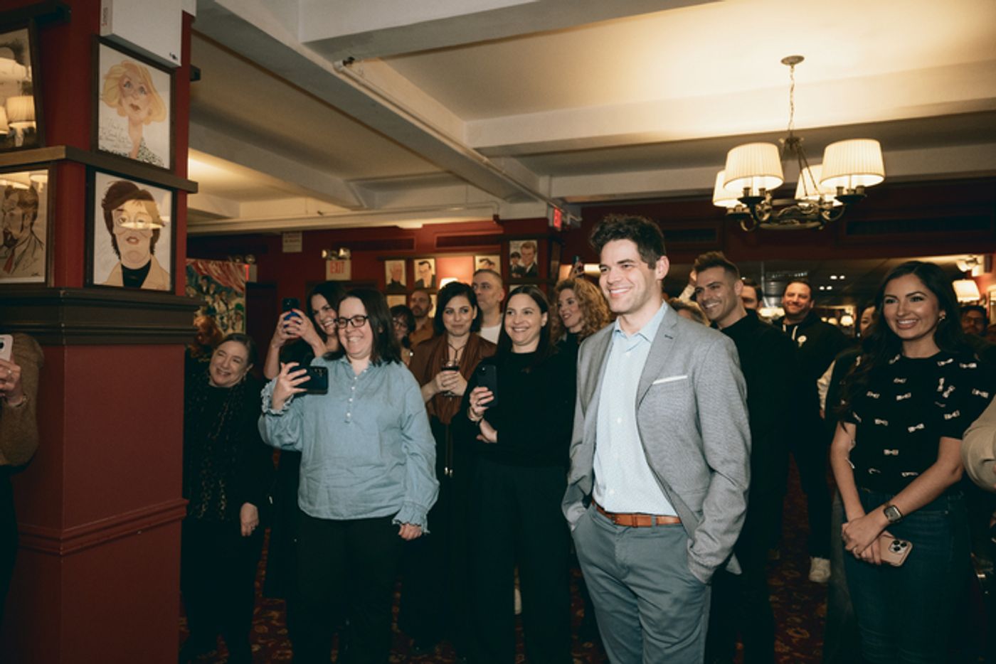 Photos: Jeremy Jordan Receives Portrait at Sardi's Photos: Jeremy Jordan Receives Portrait at Sardi's Image