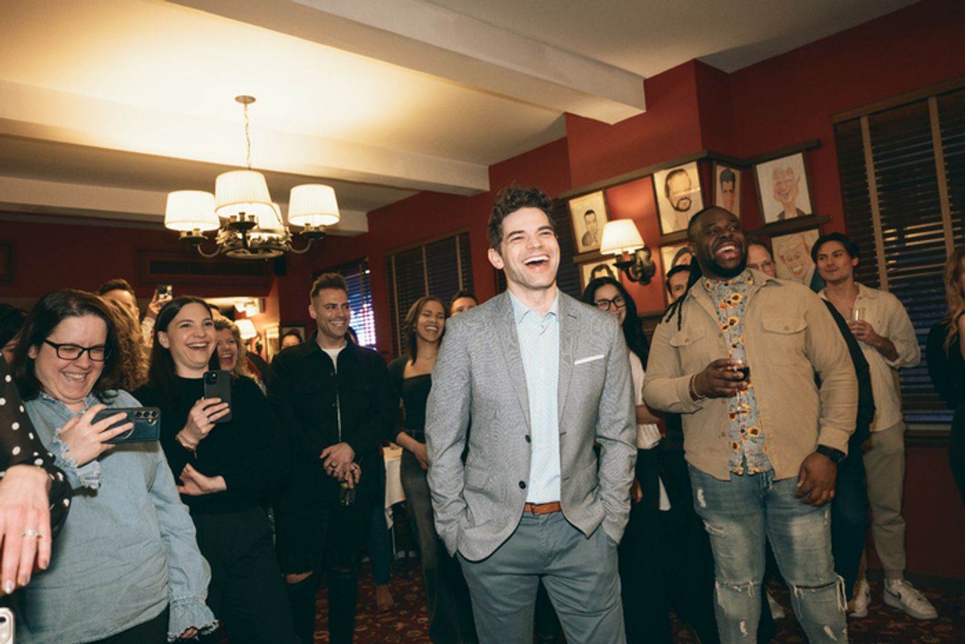 Photos: Jeremy Jordan Receives Portrait at Sardi's Photos: Jeremy Jordan Receives Portrait at Sardi's Image