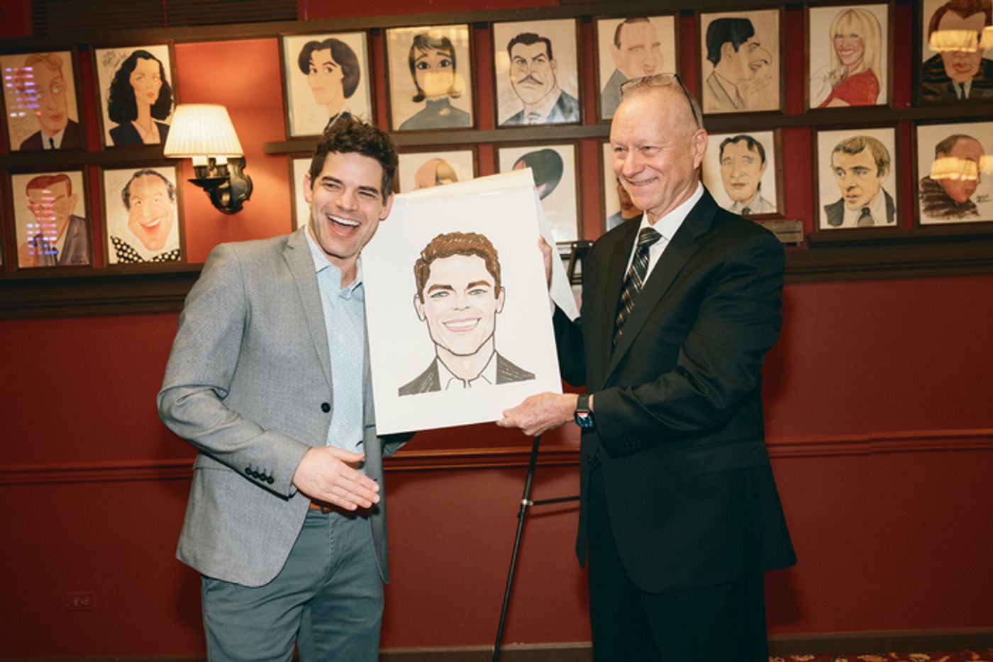 Photos: Jeremy Jordan Receives Portrait at Sardi's Photos: Jeremy Jordan Receives Portrait at Sardi's Image