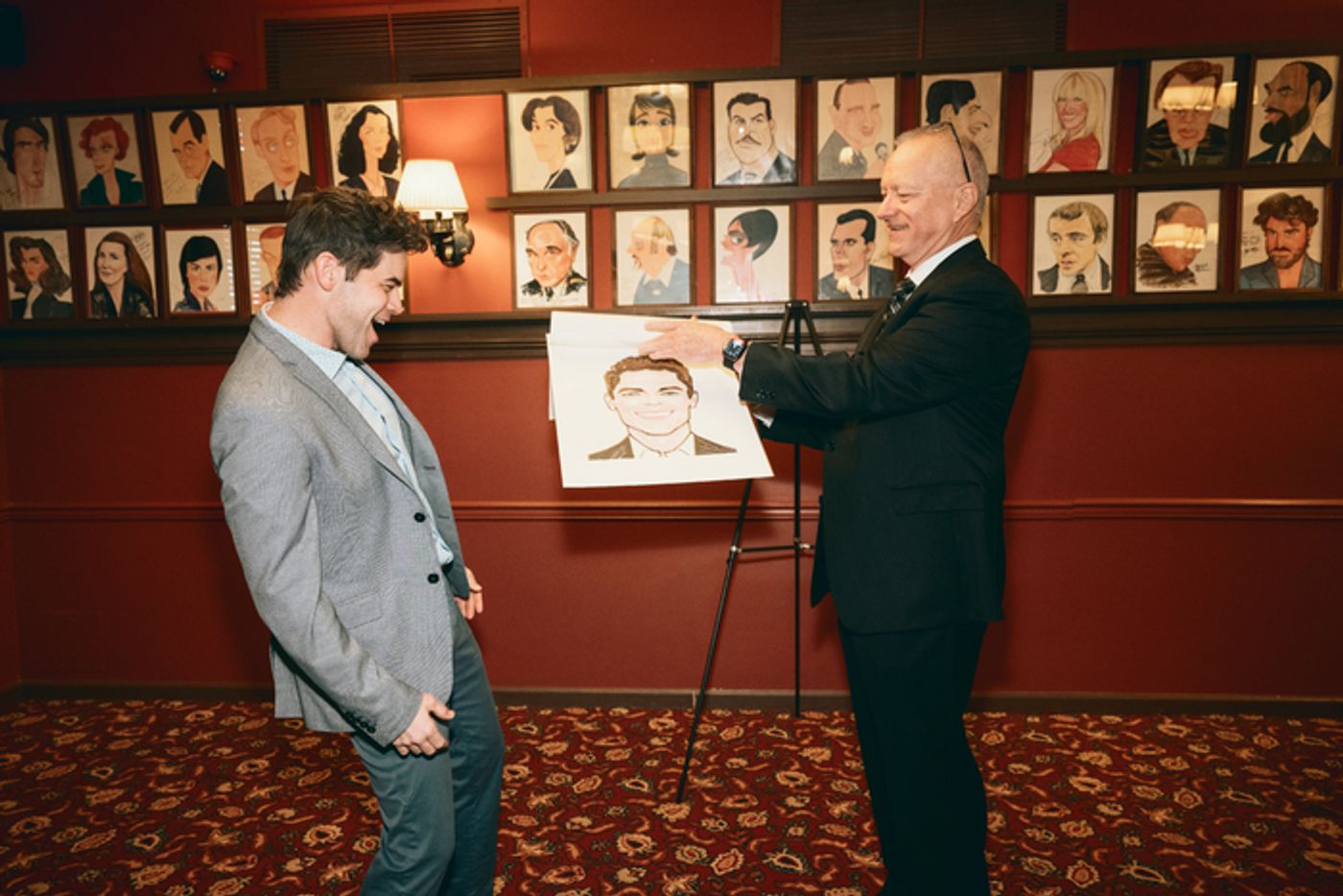 Photos: Jeremy Jordan Receives Portrait at Sardi's Photos: Jeremy Jordan Receives Portrait at Sardi's Image