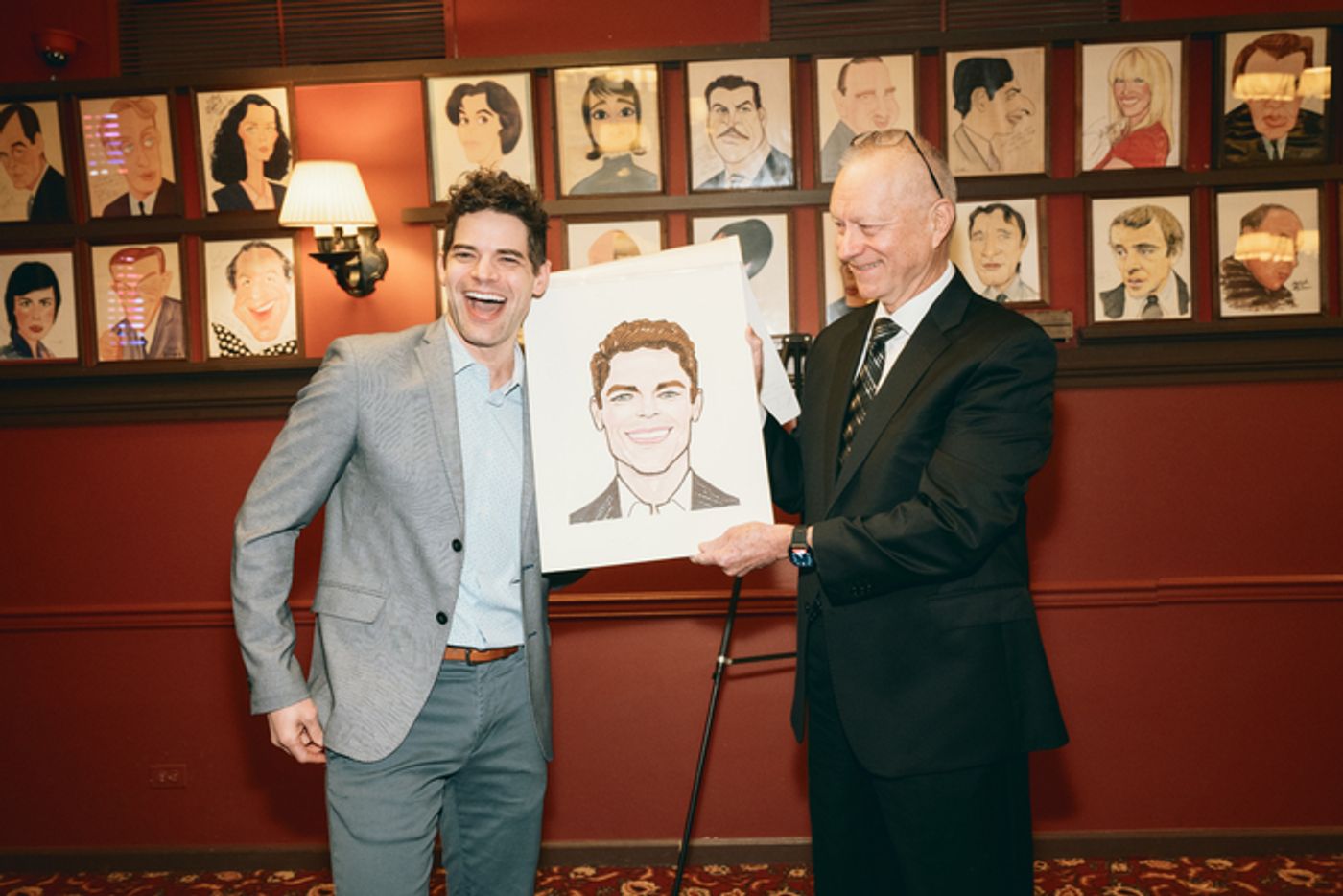 Photos: Jeremy Jordan Receives Portrait at Sardi's Photos: Jeremy Jordan Receives Portrait at Sardi's Image