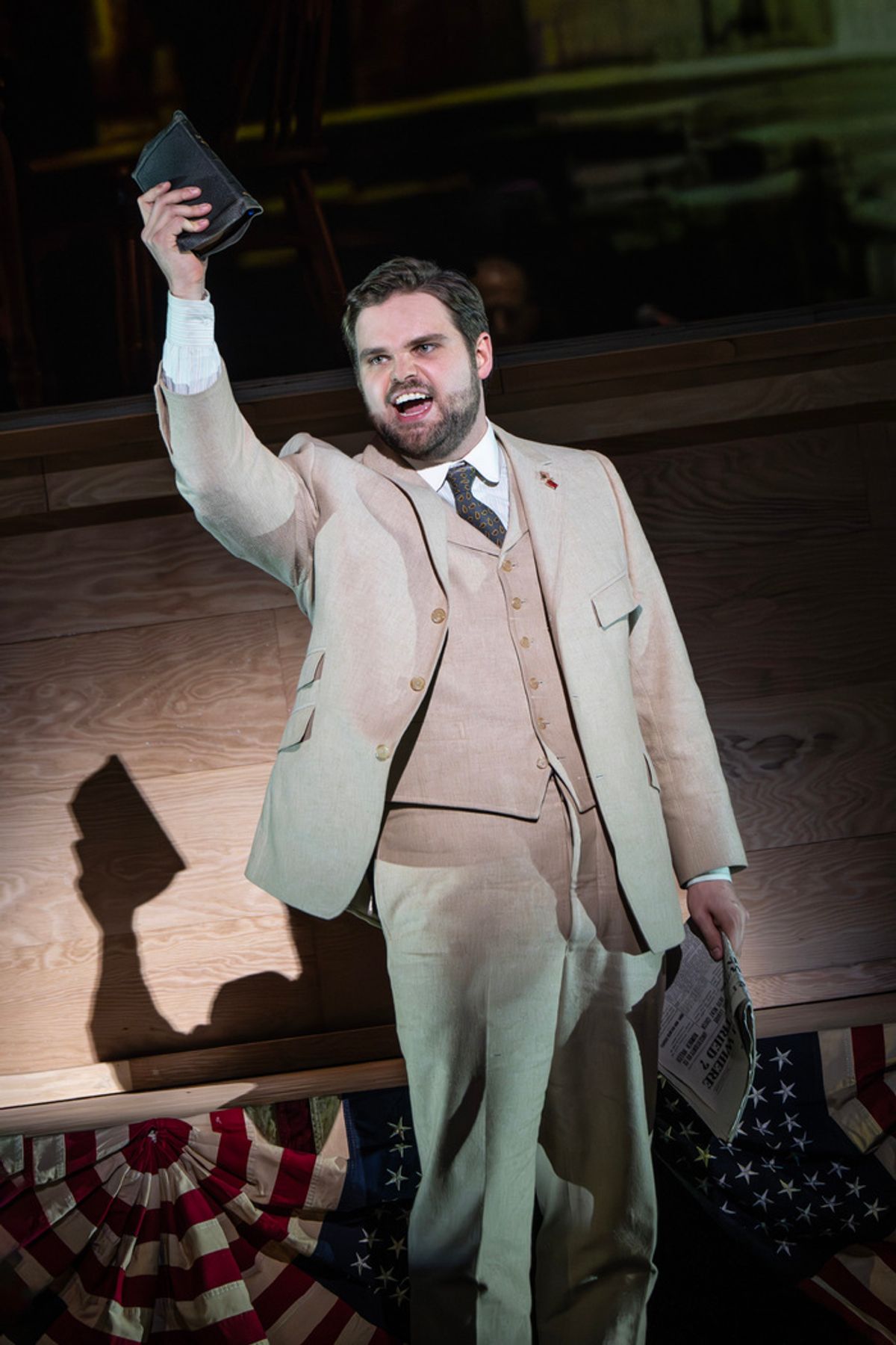 Griffin Binnicker in the National Tour of PARADE at 