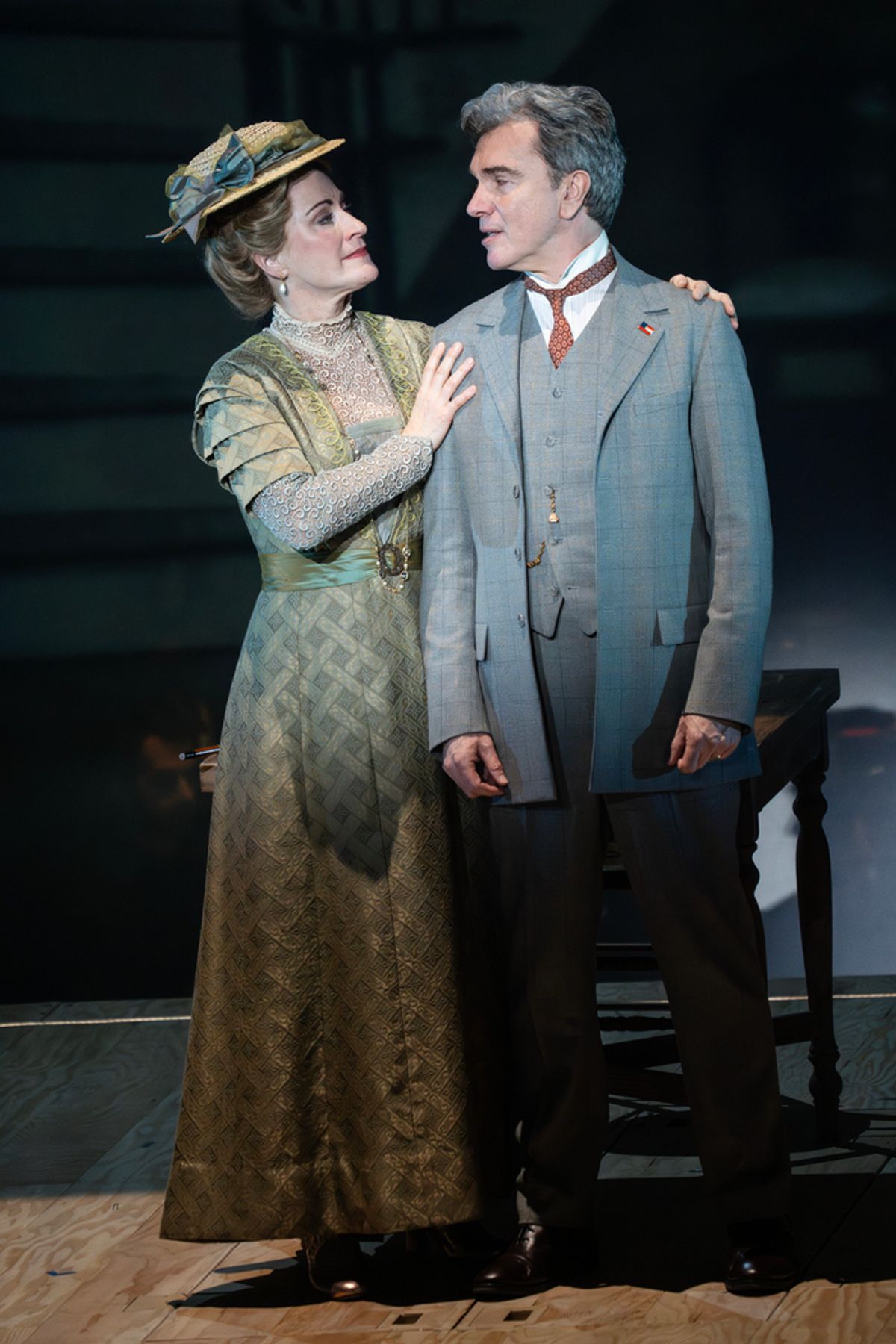 Alison Ewing and Chris Shyer in the National Tour of PARADE at 