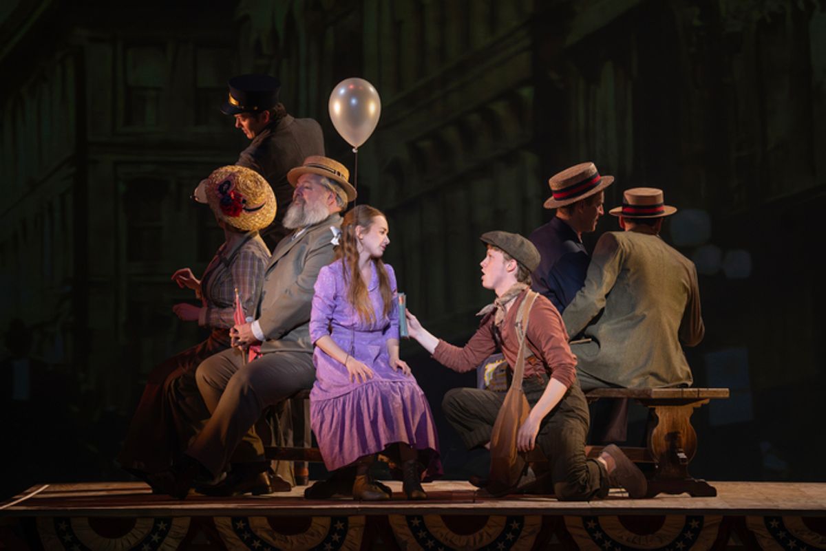 Olivia Goosman, Jack Roden and company in the National Tour of PARADE at 