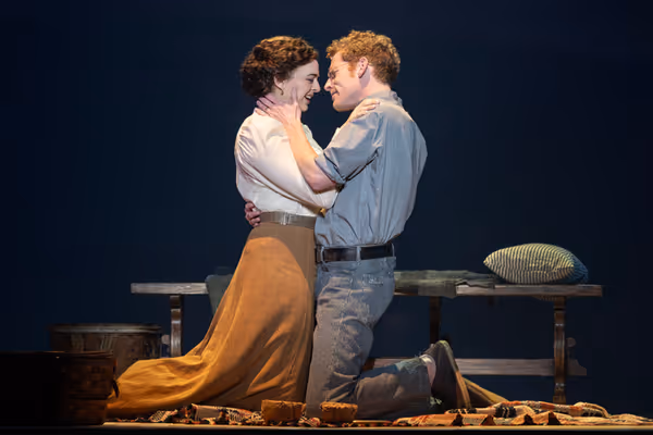 Talia Suskauer and Max Chernin in the National Tour of PARADE Photo