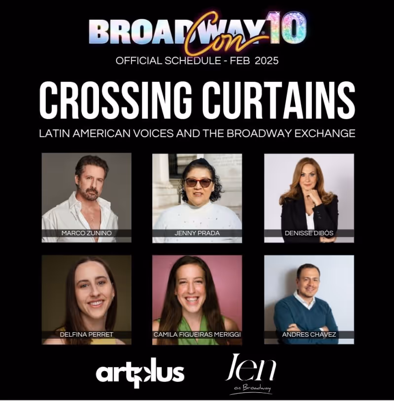 Broadway CON 10 : “Crossing Curtains, Latin Voices, and the Broadway Exchange” Image