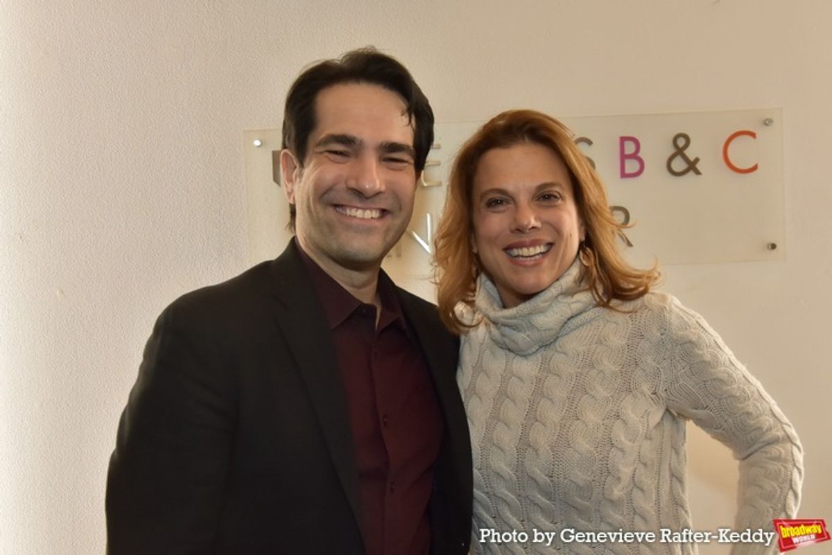 Stephen Nachamie  and Andrea Bianchi at 