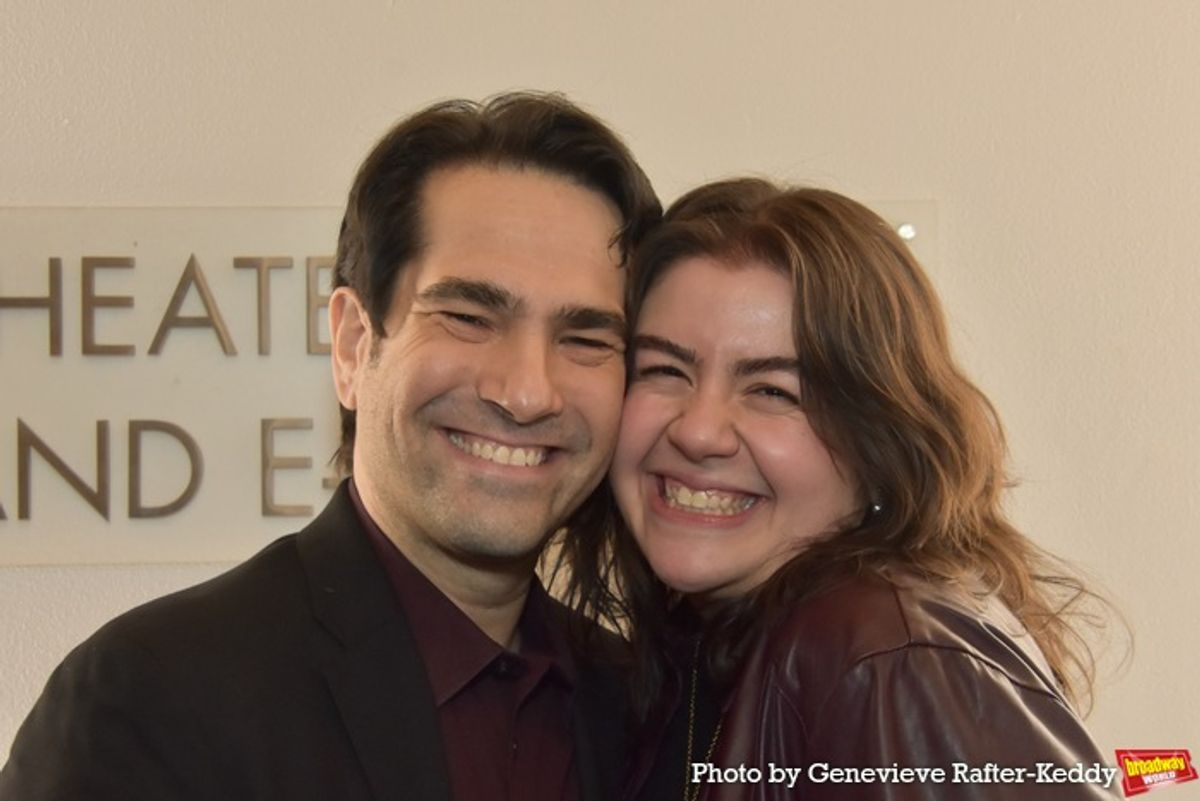 Stephen Nachamie  and Lilly Barnes at 