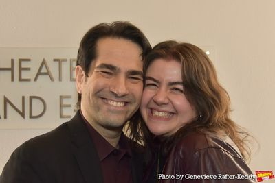 Stephen Nachamie  and Lilly Barnes Photo