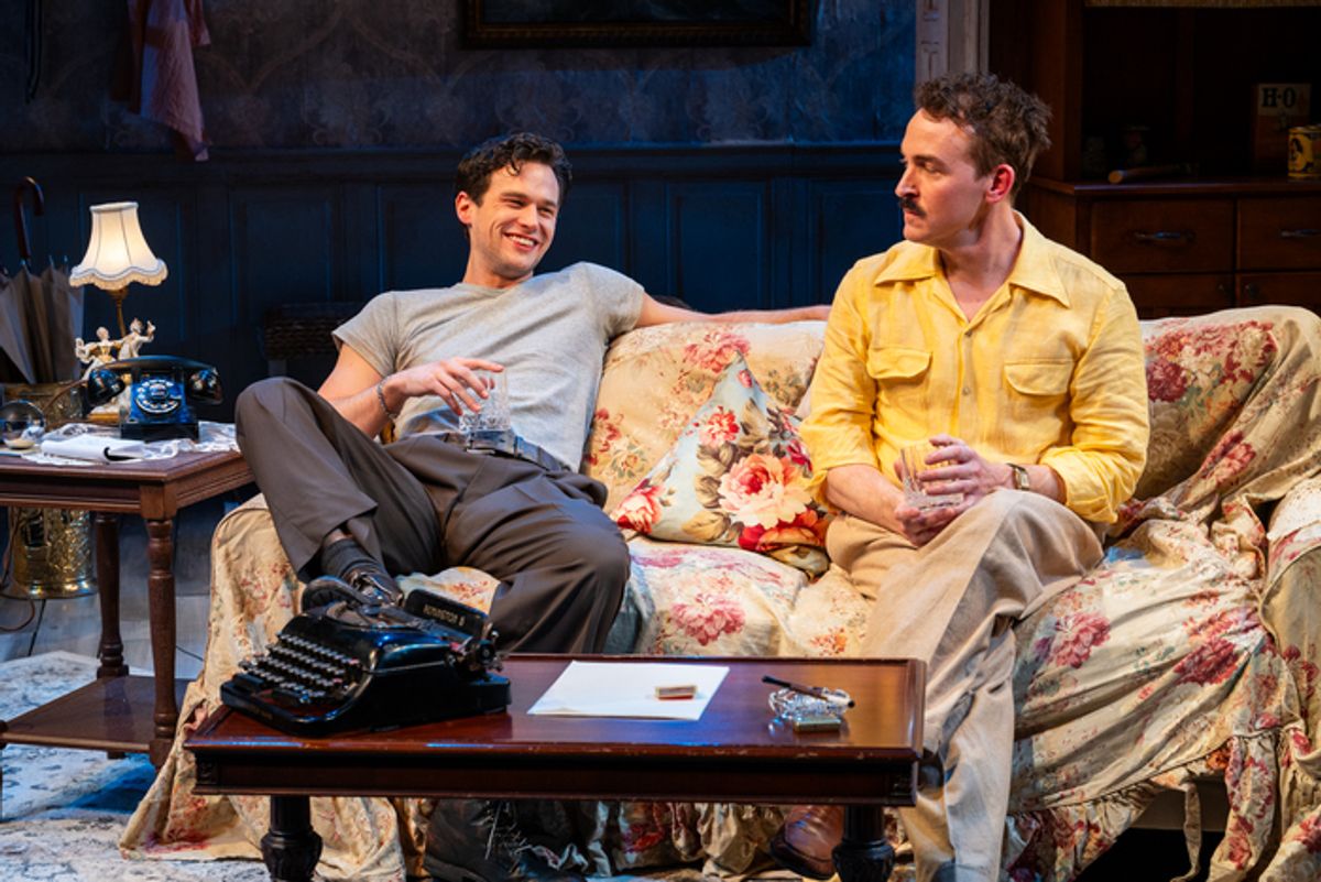 Brandon Flynn and Robin Lord Taylor at 