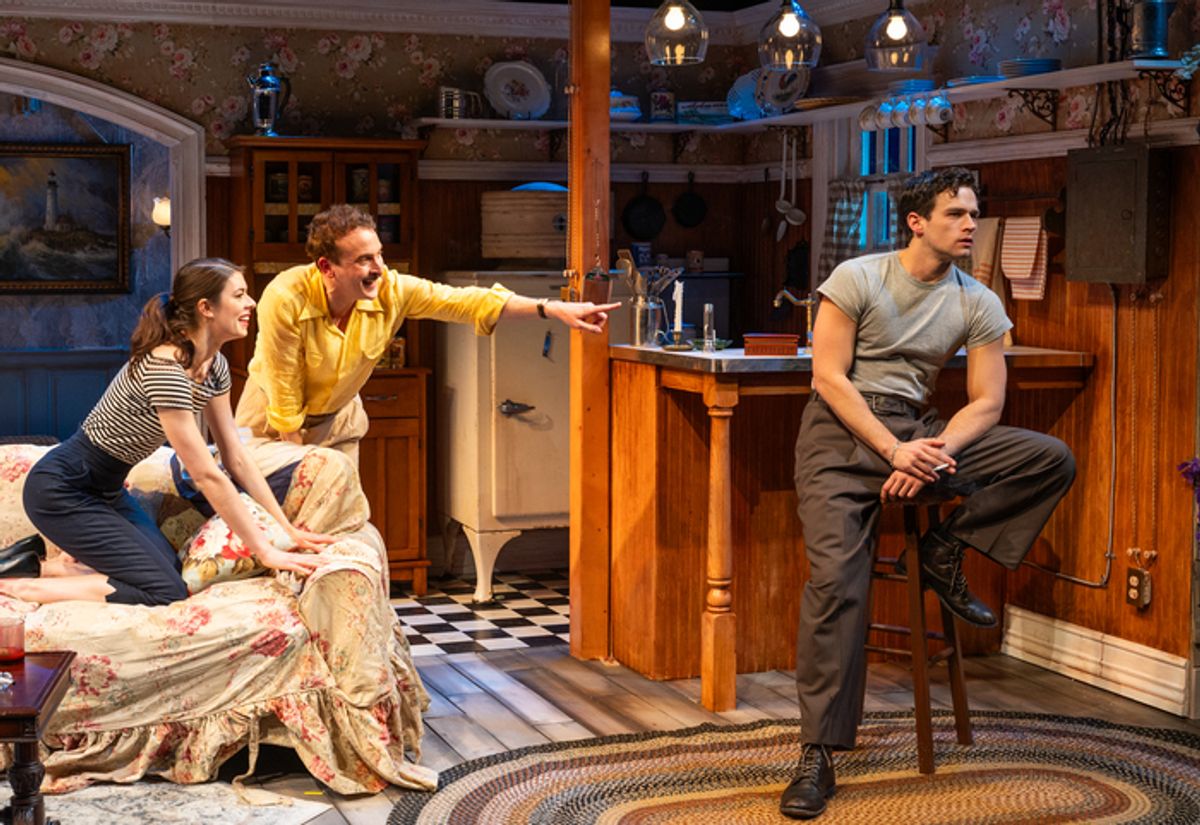 Ellie Ricker, Robin Lord Taylor and Brandon Flynn at 