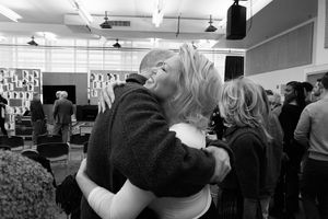 Neil Meron, Robyn Hurder  Photo