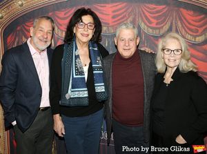 Chris Jennings, Lynne Meadow, Sir Cameron Mackintosh and Daryl Roth Photo