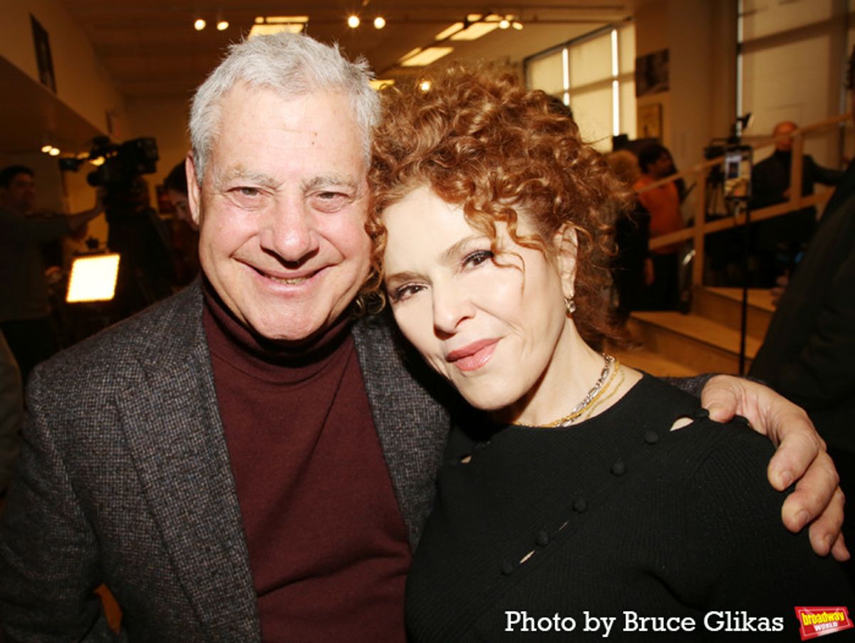 Sir Cameron Mackintosh and Bernadette Peters  at 