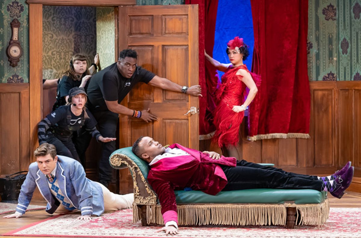 Garrett Clayton, Mary Faber, Paige Robitaille, Michael-Leon Wooley, Regina Fernandez and Sterling Sulieman at 