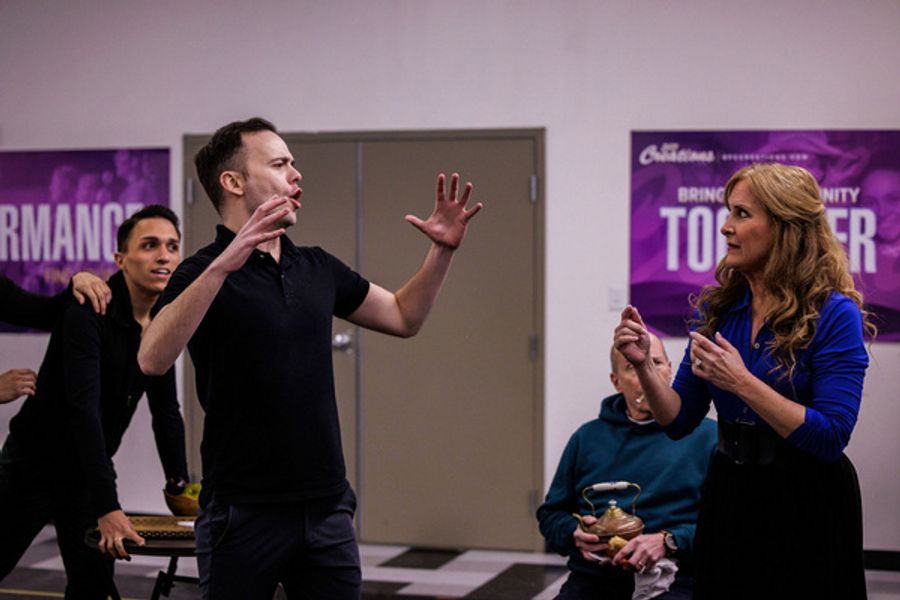 Photos: Jodi Benson & Daughter Delaney Rehearse for  GYPSY Image