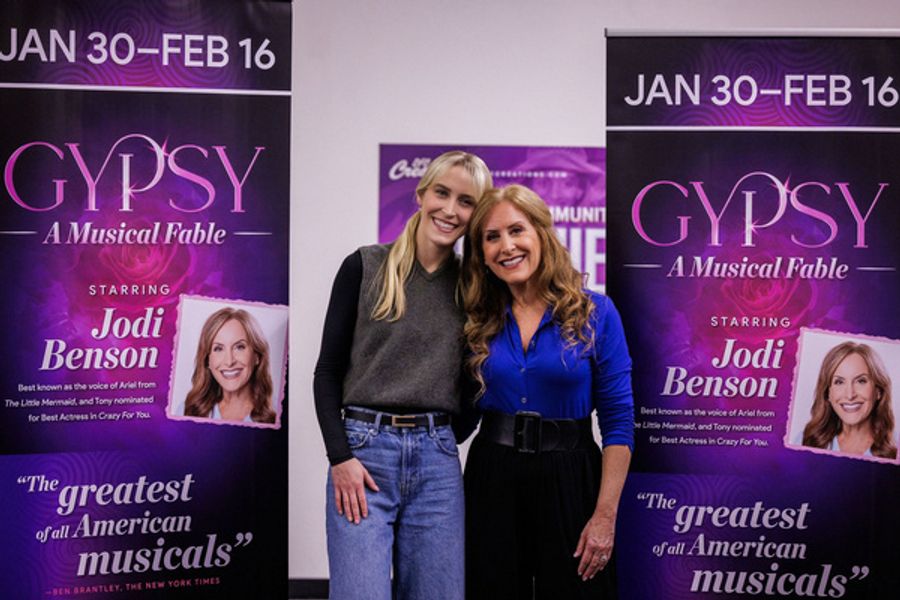 Photos: Jodi Benson & Daughter Delaney Rehearse for  GYPSY Image