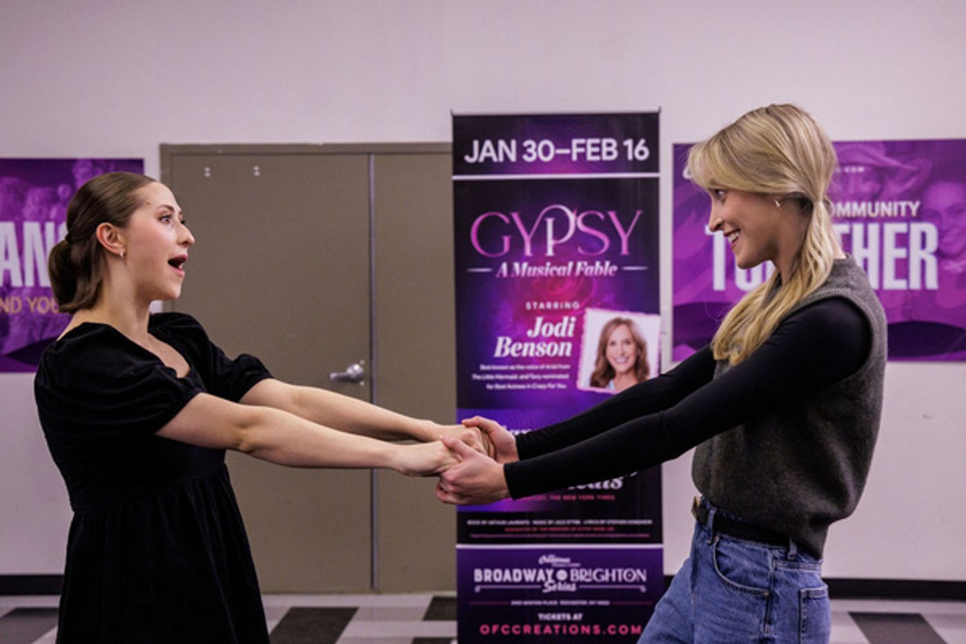 Photos: Jodi Benson & Daughter Delaney Rehearse for GYPSY Photos: Jodi Benson & Daughter Delaney Rehearse for GYPSY Image
