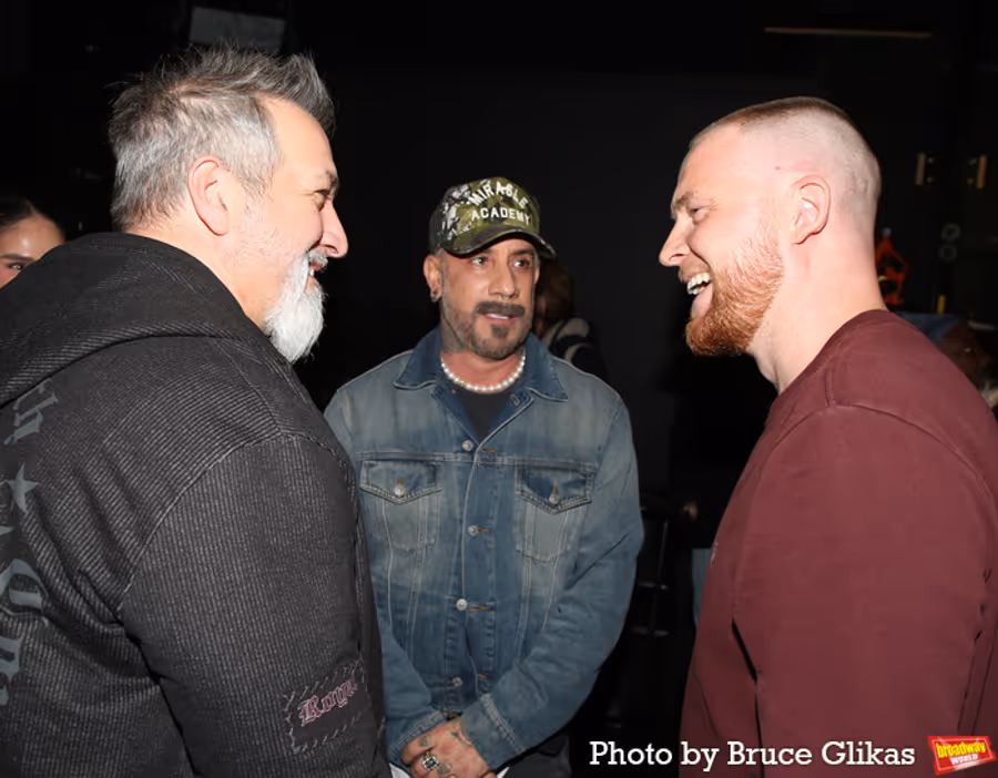 Photos: AJ McLean and Joey Fatone Visit SUNSET BOULEVARD Image