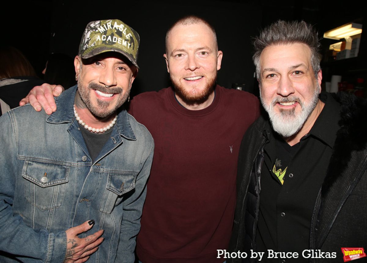 AJ McLean, David Thaxton and Joey Fatone  at 