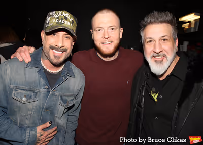 AJ McLean, David Thaxton and Joey Fatone  Photo