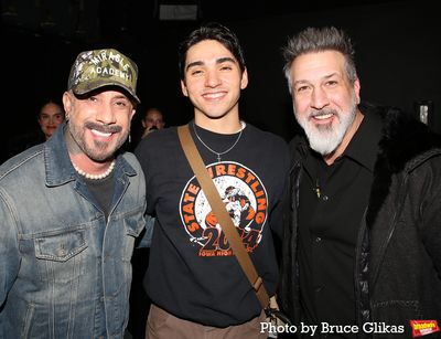 AJ McLean, Diego Andres Rodriguez and Joey Fatone  Photo