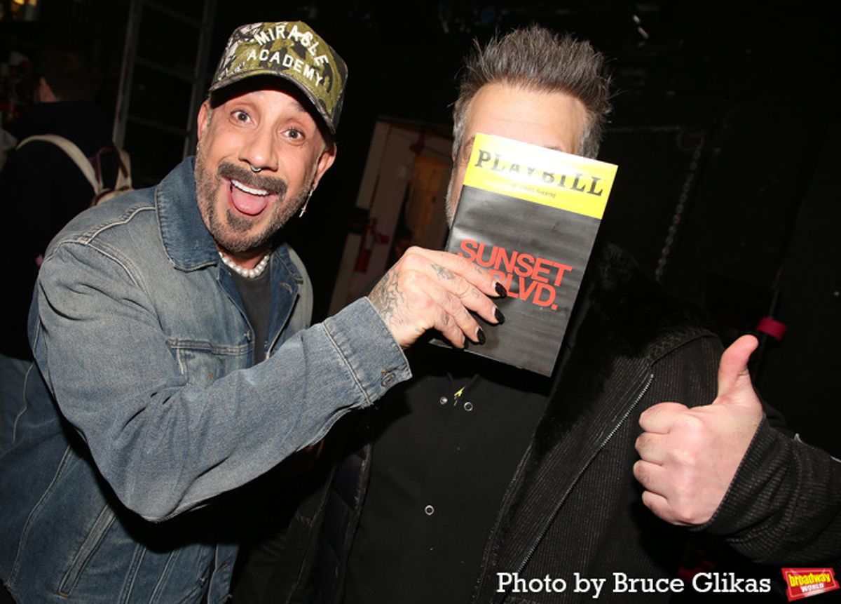 AJ McLean and Joey Fatone  at 