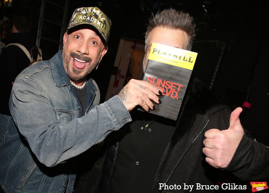 Photos: AJ McLean and Joey Fatone Visit SUNSET BOULEVARD Image