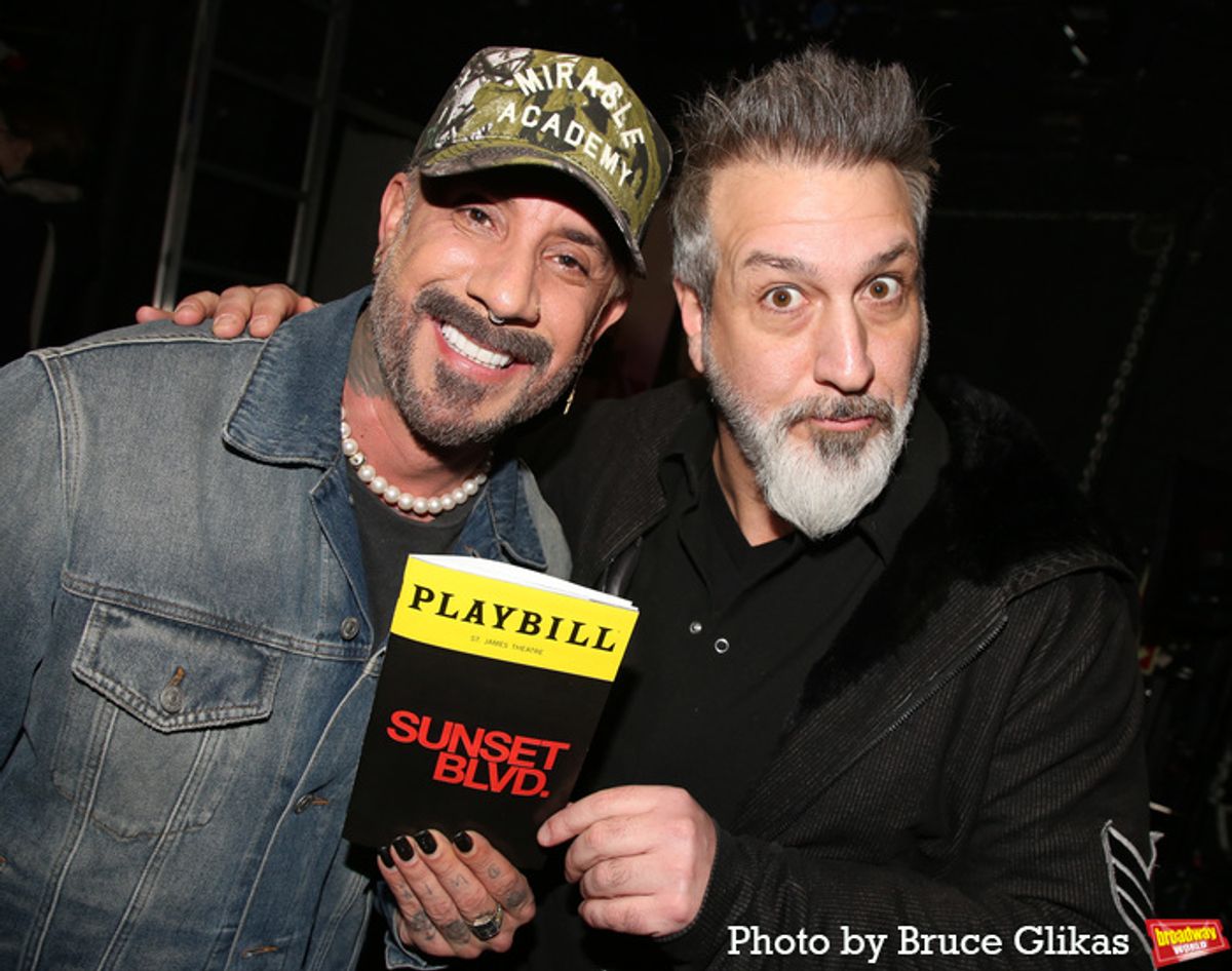 AJ McLean and Joey Fatone at 